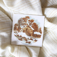 Load image into Gallery viewer, Vintage Christmas Homestead Tile