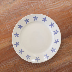Vintage Blue Floral Large Plates