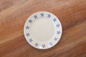 Vintage Blue Floral Large Plates
