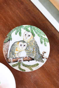 Christmas Owl Plate