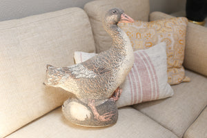 Hand Sewn Geese Pillow