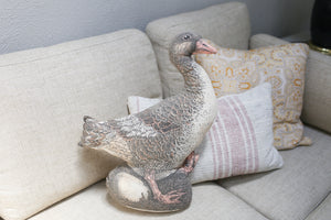 Hand Sewn Geese Pillow