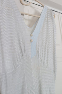 Blue Striped Nightgown
