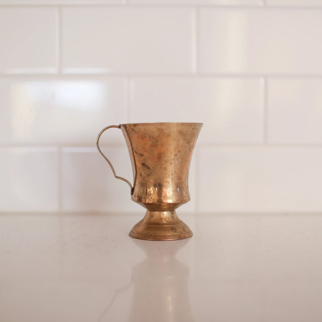 Vintage Brass Cup