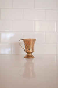 Vintage Brass Cup