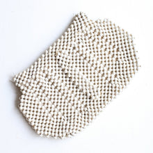 Load image into Gallery viewer, Cream Beaded Clutch
