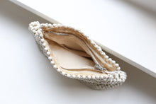 Load image into Gallery viewer, Cream Beaded Clutch