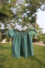 Load image into Gallery viewer, Vintage Floral Smocked Dress: 18M - 24M