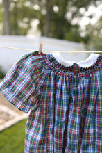 Load image into Gallery viewer, Vintage Plaid Smocked Dress: 2T - 3T