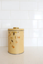 Load image into Gallery viewer, Vintage Autumn Leaves Canister