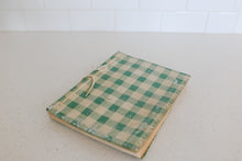 Load image into Gallery viewer, 1927 Green Gingham Book