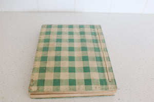1927 Green Gingham Book