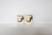 Load image into Gallery viewer, 1950s Milk Glass Pear Mugs