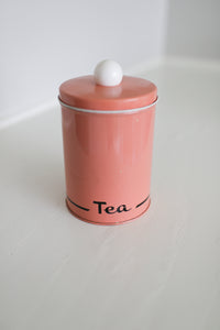 Pink Tea Canister