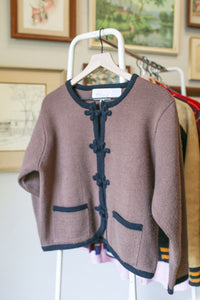 Vintage Brown and Black Sweater
