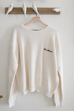 Load image into Gallery viewer, Cursive Sweater