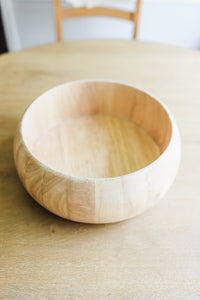 Large Wooden Bowl Tray