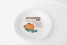 Load image into Gallery viewer, Pumpkin Pie Recipe Dish