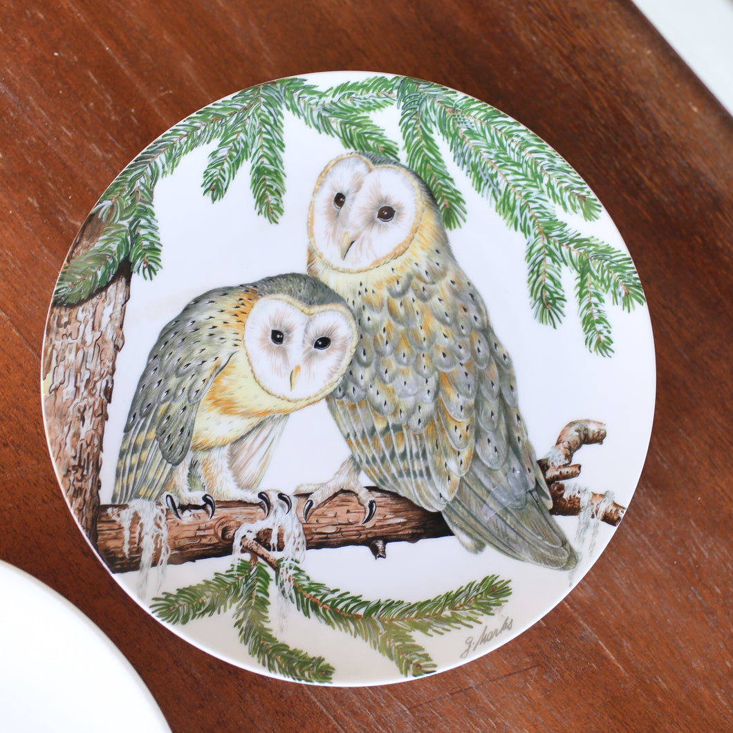 Christmas Owl Plate
