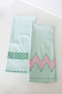 Handmade Dish Towel - Green